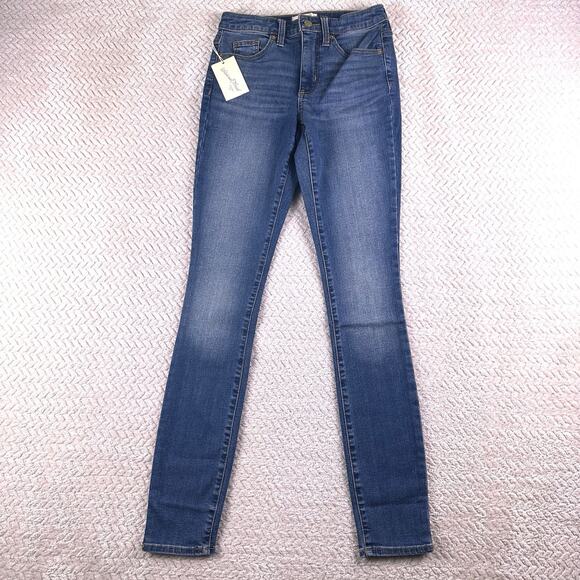 Universal Thread Women’s High Rise Skinny Stretch Blue Jeans 00 /24 NWT Lot of 3 - Picture 2 of 16